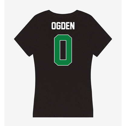 North Texas - NCAA Women's Soccer : Maddie Ogden - Women's V-Neck T-Shirt-1