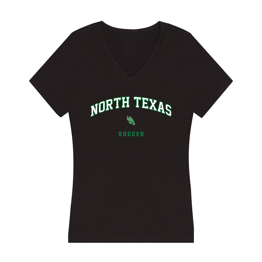 North Texas - NCAA Women's Soccer : SaMya Mitchell - Women's V-Neck T-Shirt-0