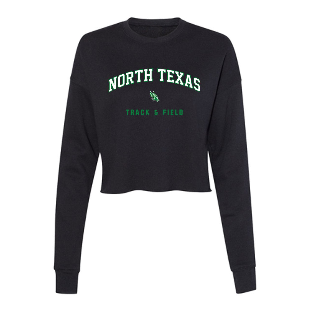 North Texas - NCAA Women's Track & Field : Nichole Thomas - Women's Cropped Crew Fleece-0