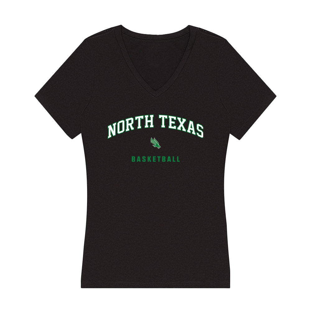 North Texas - NCAA Women's Basketball : KaMyra Barber - Women's V-Neck T-Shirt-0
