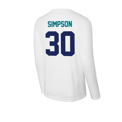 UNC Wilmington - NCAA Baseball : Micah Simpson - Classic Shersey Activewear Long Sleeve T-Shirt-1