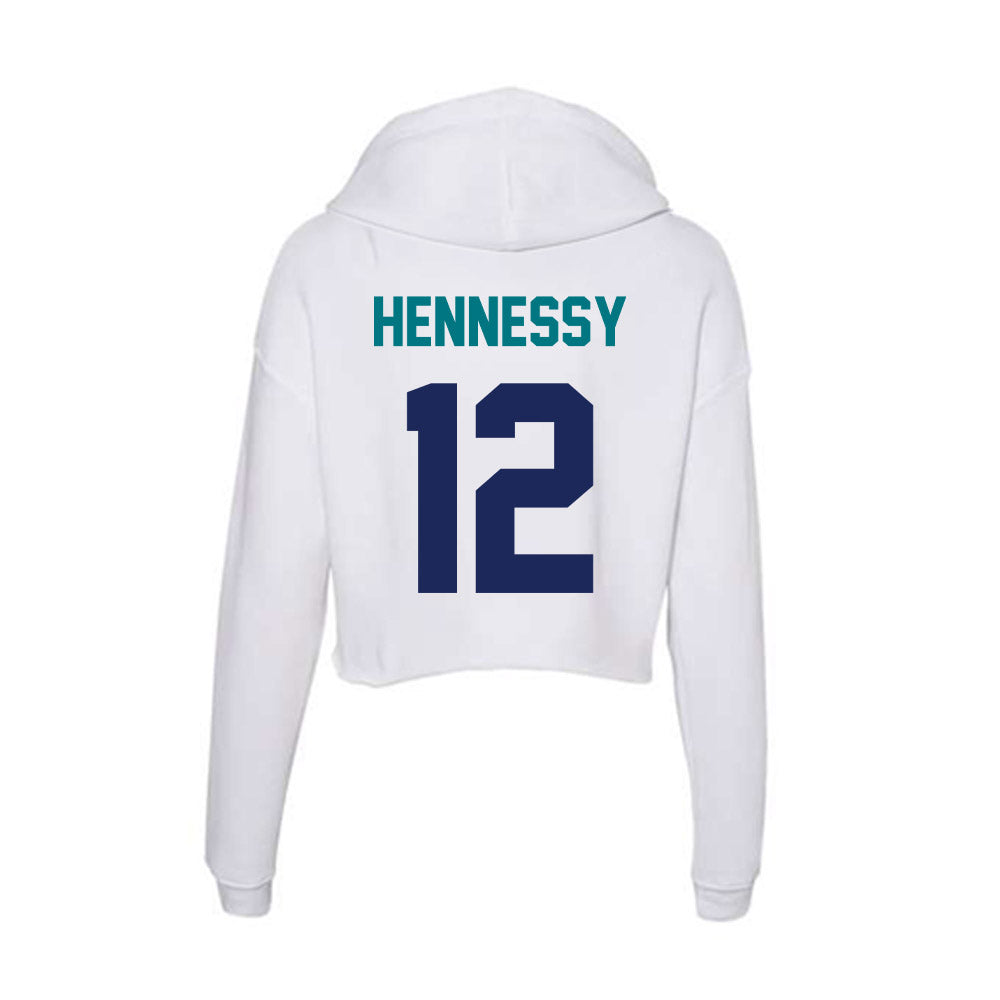 UNC Wilmington - NCAA Softball : Grace Hennessy - Classic Shersey Women's Crop Fleece Hoodie-1