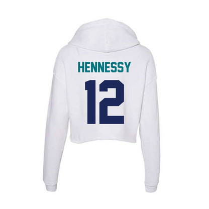 UNC Wilmington - NCAA Softball : Grace Hennessy - Classic Shersey Women's Crop Fleece Hoodie-1