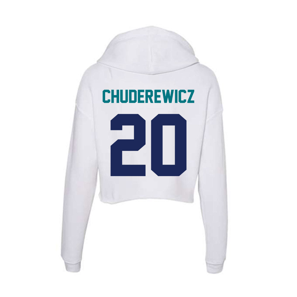 UNC Wilmington - NCAA Women's Soccer : Ava Chuderewicz - Classic Shersey Women's Crop Fleece Hoodie-1