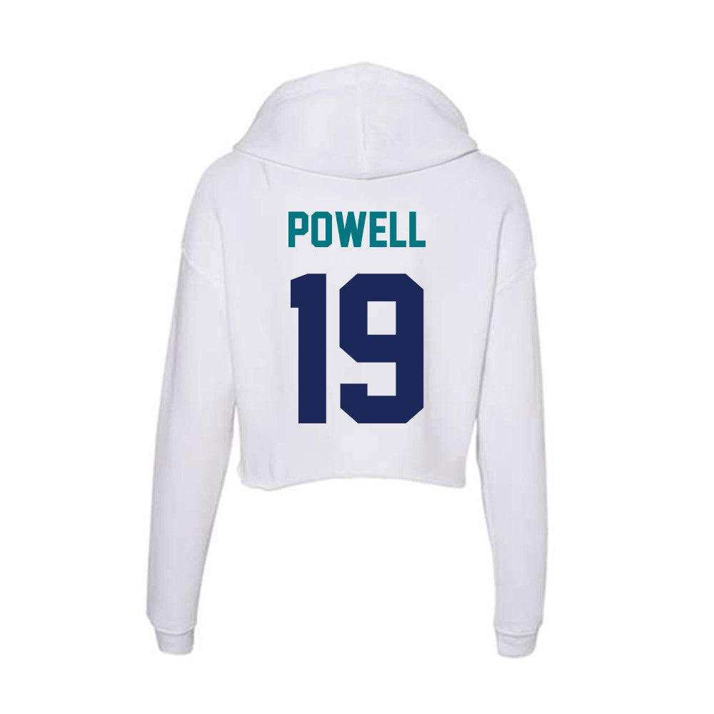 UNC Wilmington - NCAA Men's Soccer : Caleb Powell - Classic Shersey Women's Crop Fleece Hoodie-1