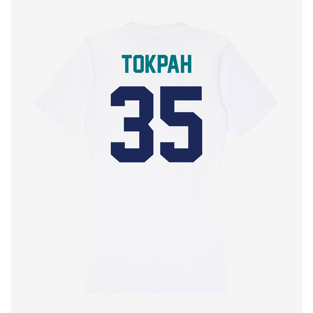UNC Wilmington - NCAA Men's Basketball : Adam Tokpah - Classic Shersey Women's V-Neck T-Shirt-1