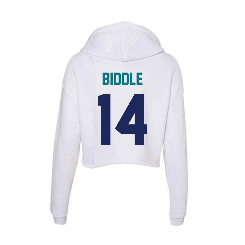 UNC Wilmington - NCAA Softball : Madison Biddle - Classic Shersey Women's Crop Fleece Hoodie-1