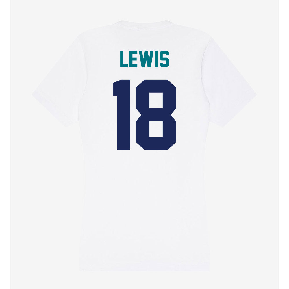 UNC Wilmington - NCAA Women's Volleyball : Lauren Lewis - Classic Shersey Women's V-Neck T-Shirt-1