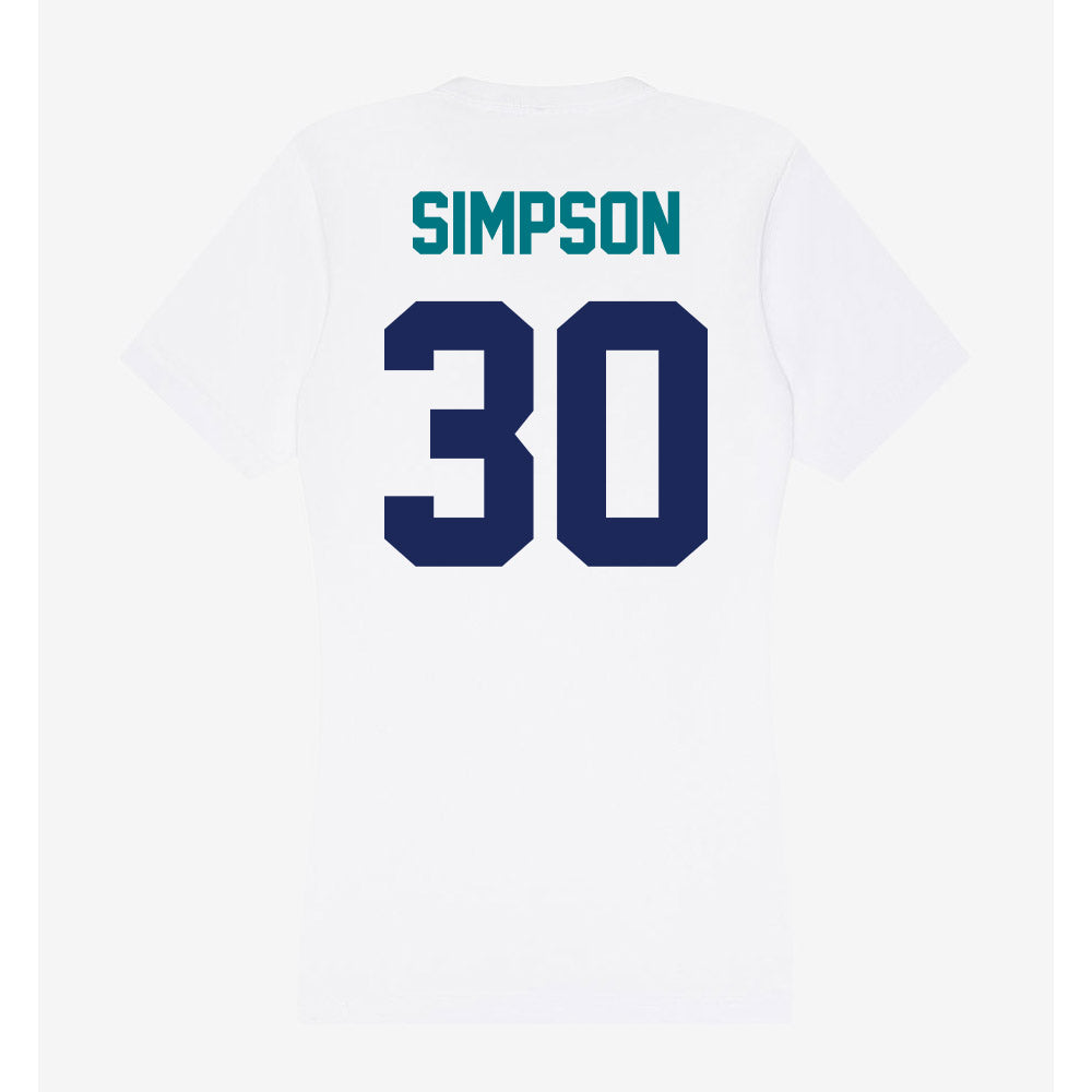 UNC Wilmington - NCAA Baseball : Micah Simpson - Classic Shersey Women's V-Neck T-Shirt-1