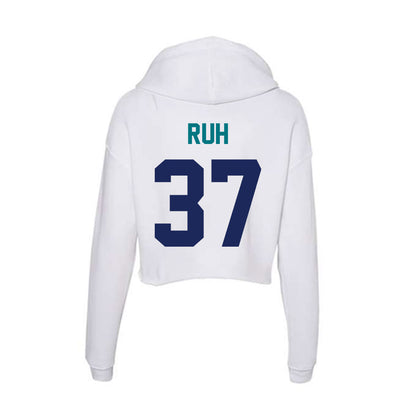 UNC Wilmington - NCAA Baseball : Mason Ruh - Classic Shersey Women's Crop Fleece Hoodie-1
