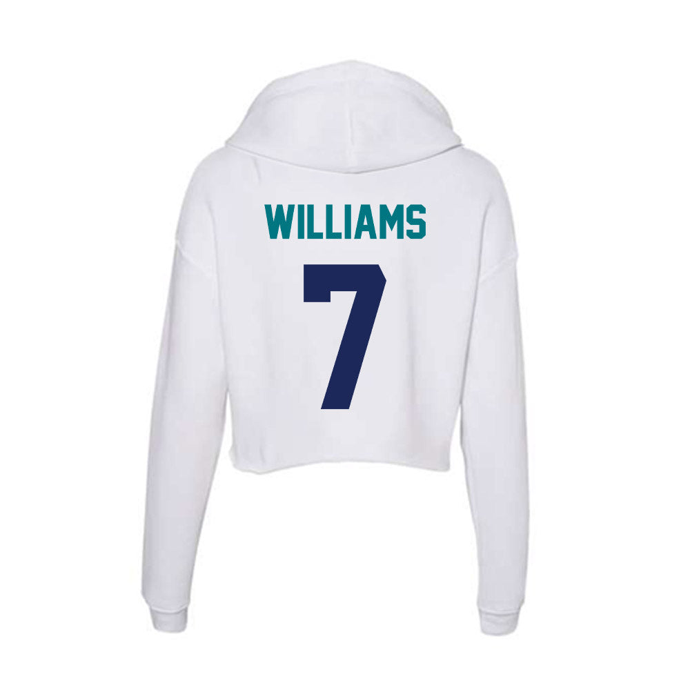 UNC Wilmington - NCAA Men's Basketball : Greedy Williams - Classic Shersey Women's Crop Fleece Hoodie-1