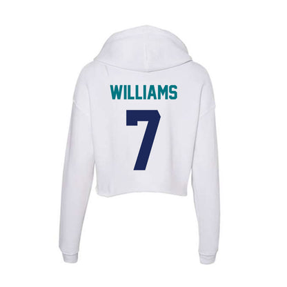 UNC Wilmington - NCAA Men's Basketball : Greedy Williams - Classic Shersey Women's Crop Fleece Hoodie-1