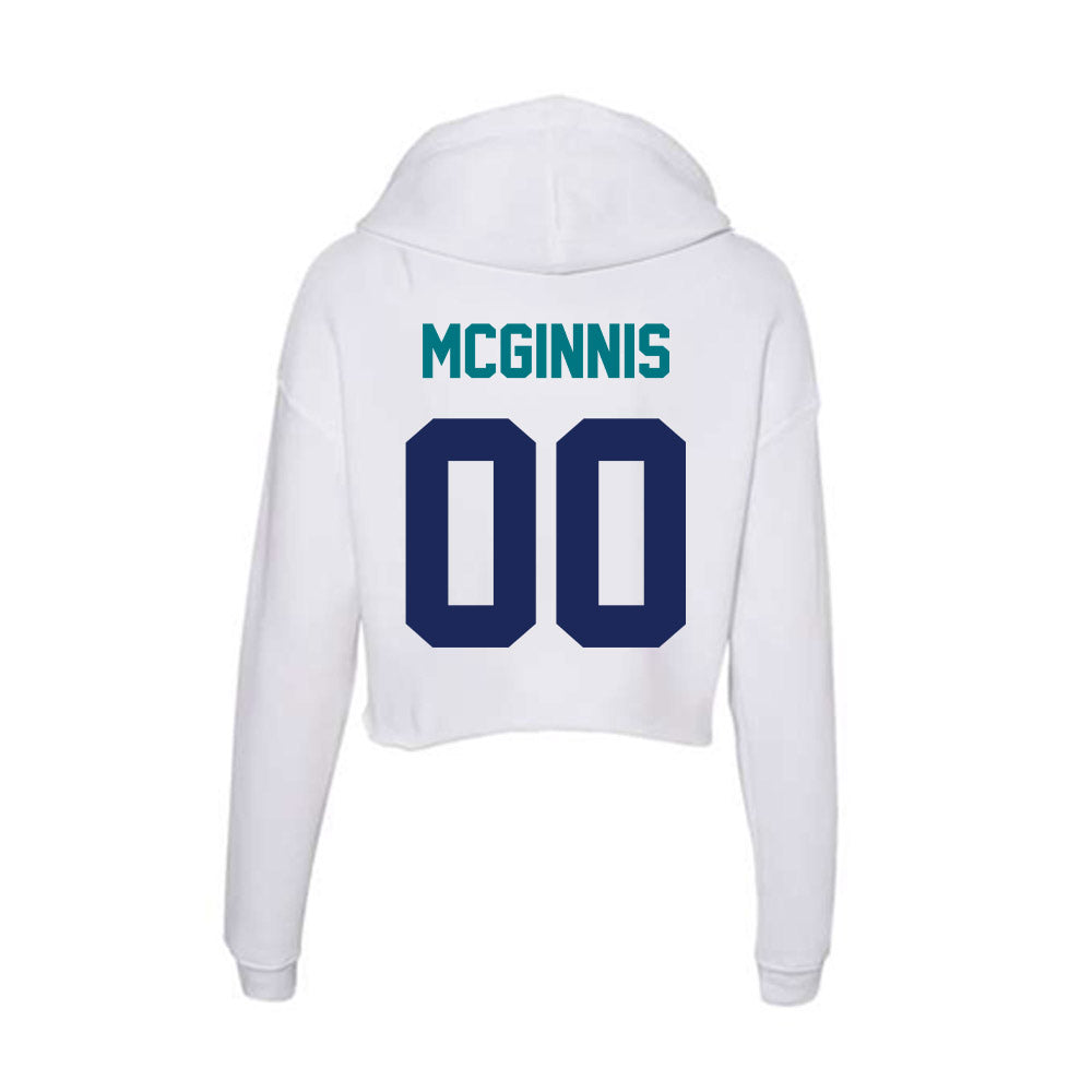 UNC Wilmington - NCAA Baseball : Cason McGinnis - Classic Shersey Women's Crop Fleece Hoodie-1
