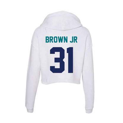 UNC Wilmington - NCAA Baseball : Bradley Brown Jr - Classic Shersey Women's Crop Fleece Hoodie-1