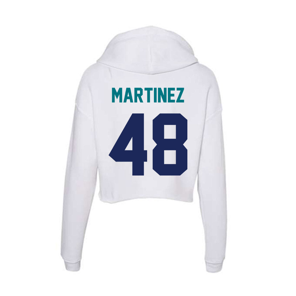 UNC Wilmington - NCAA Baseball : Joshua Martinez - Classic Shersey Women's Crop Fleece Hoodie-1