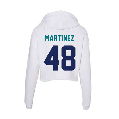 UNC Wilmington - NCAA Baseball : Joshua Martinez - Classic Shersey Women's Crop Fleece Hoodie-1