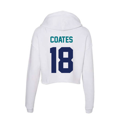 UNC Wilmington - NCAA Men's Soccer : Jacob Coates - Classic Shersey Women's Crop Fleece Hoodie-1