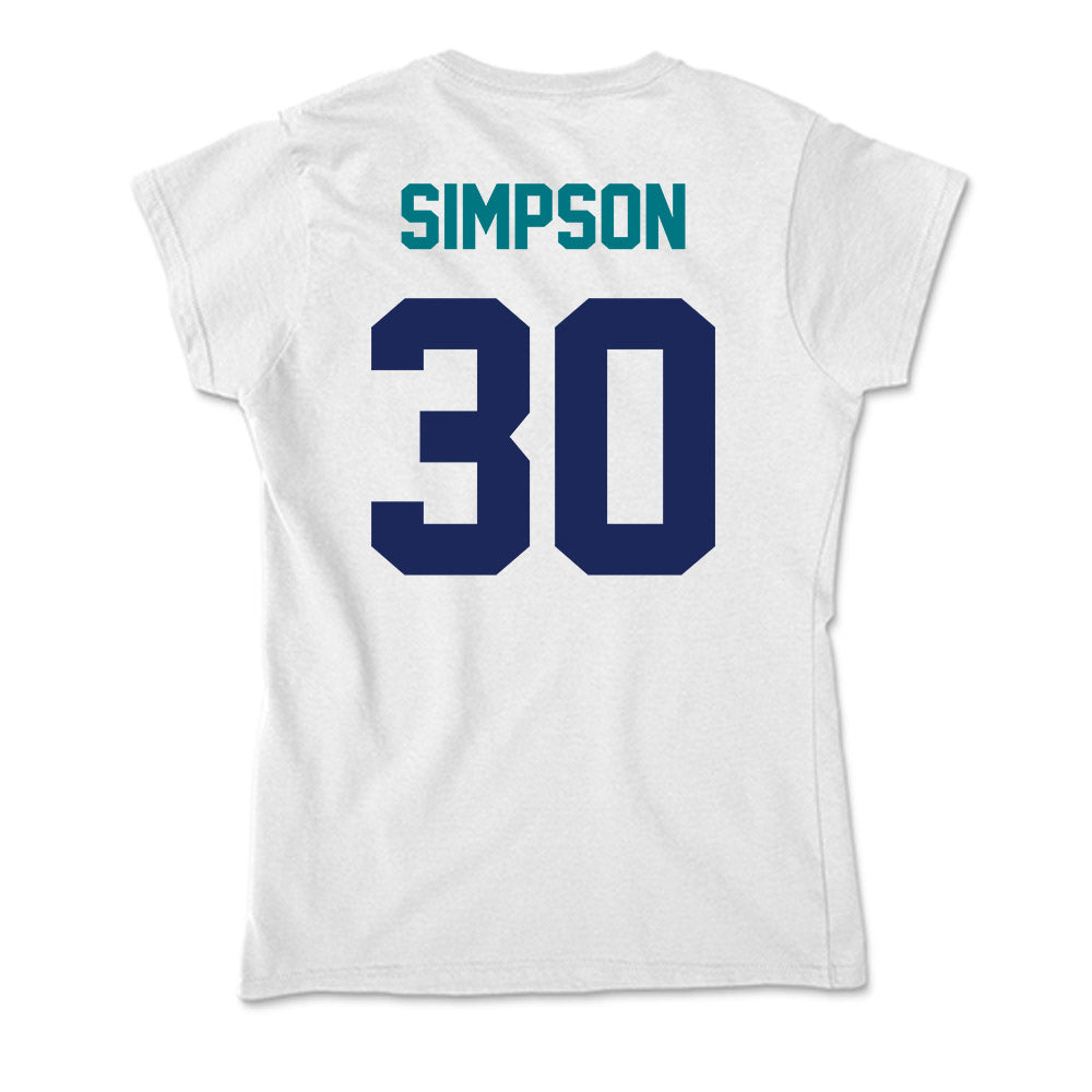 UNC Wilmington - NCAA Baseball : Micah Simpson - Classic Shersey Soft Style Women’s T-Shirt-1