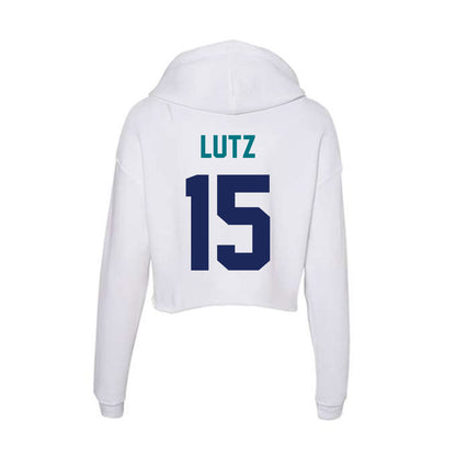 UNC Wilmington - NCAA Women's Soccer : Macy Lutz - Classic Shersey Women's Crop Fleece Hoodie-1