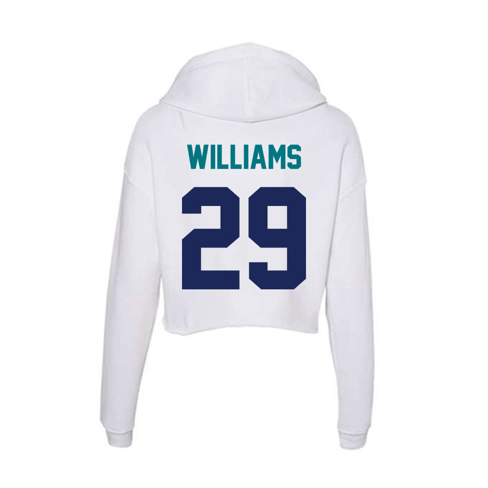 UNC Wilmington - NCAA Men's Soccer : Danny Williams - Classic Shersey Women's Crop Fleece Hoodie-1