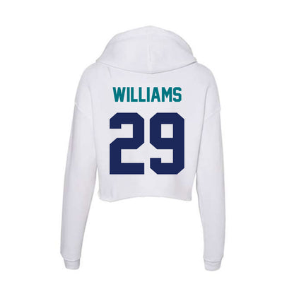UNC Wilmington - NCAA Men's Soccer : Danny Williams - Classic Shersey Women's Crop Fleece Hoodie-1