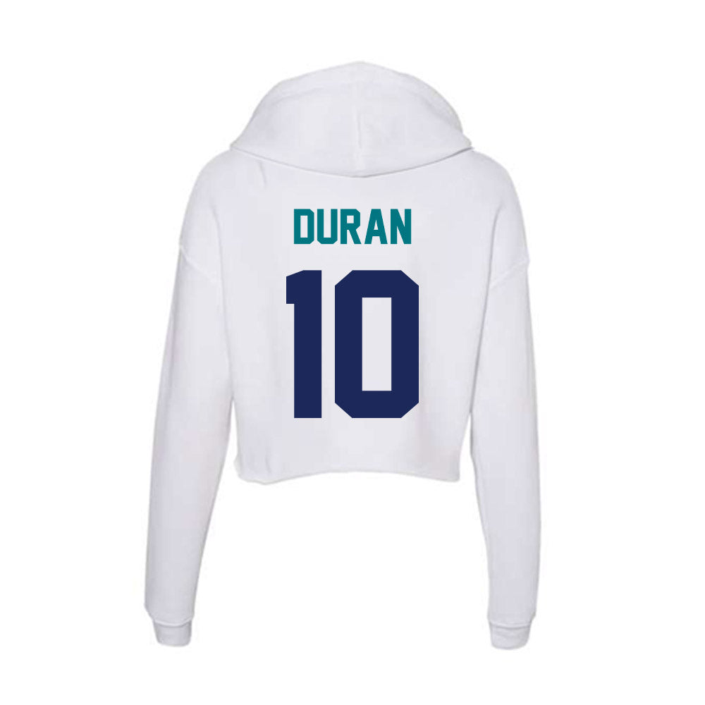 UNC Wilmington - NCAA Softball : Envey Duran - Classic Shersey Women's Crop Fleece Hoodie-1