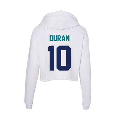 UNC Wilmington - NCAA Softball : Envey Duran - Classic Shersey Women's Crop Fleece Hoodie-1