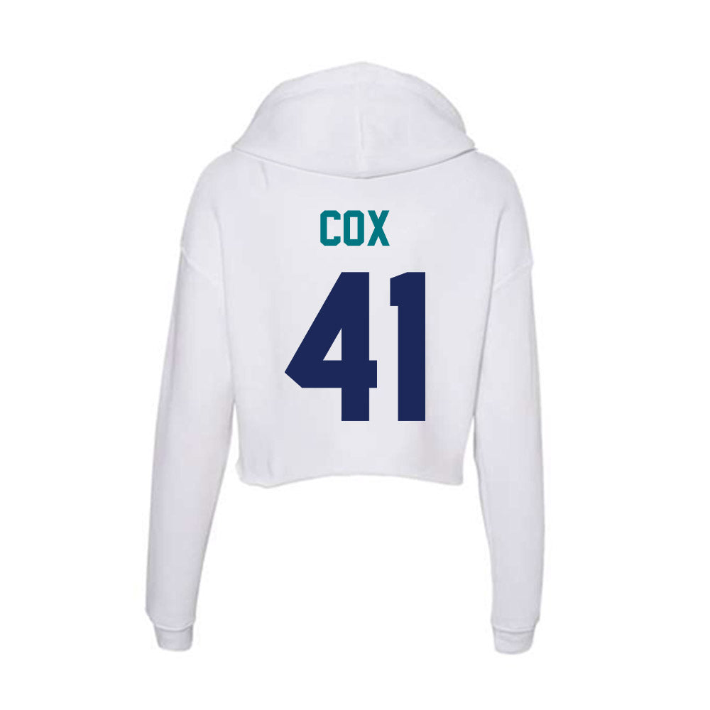 UNC Wilmington - NCAA Baseball : Baker Cox - Classic Shersey Women's Crop Fleece Hoodie-1