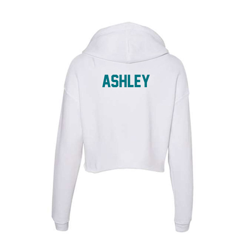UNC Wilmington - NCAA Men's Track & Field : Josh Ashley - Classic Shersey Women's Crop Fleece Hoodie-1