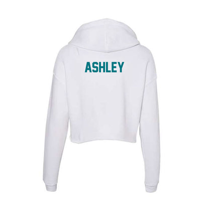 UNC Wilmington - NCAA Men's Track & Field : Josh Ashley - Classic Shersey Women's Crop Fleece Hoodie-1