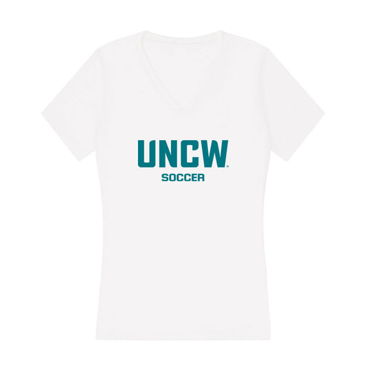 UNC Wilmington - NCAA Men's Soccer : Cameron Keay - Classic Shersey Women's V-Neck T-Shirt-0