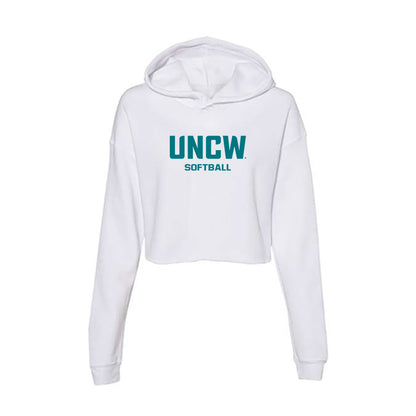 UNC Wilmington - NCAA Softball : Carson Fleming - Classic Shersey Women's Crop Fleece Hoodie-0