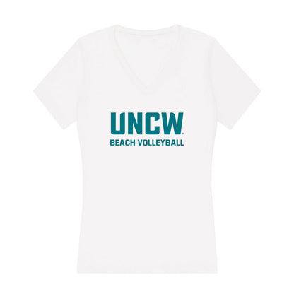 UNC Wilmington - NCAA Beach Volleyball : Hannah Parkinson - Classic Shersey Women's V-Neck T-Shirt-0