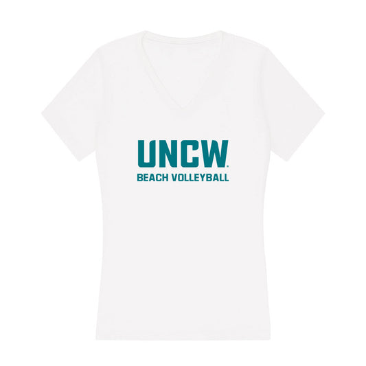 UNC Wilmington - NCAA Beach Volleyball : Hannah Parkinson - Classic Shersey Women's V-Neck T-Shirt-0