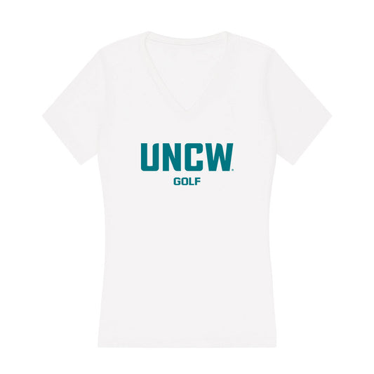 UNC Wilmington - NCAA Women's Golf : Valencia Chang - Classic Shersey Women's V-Neck T-Shirt-0