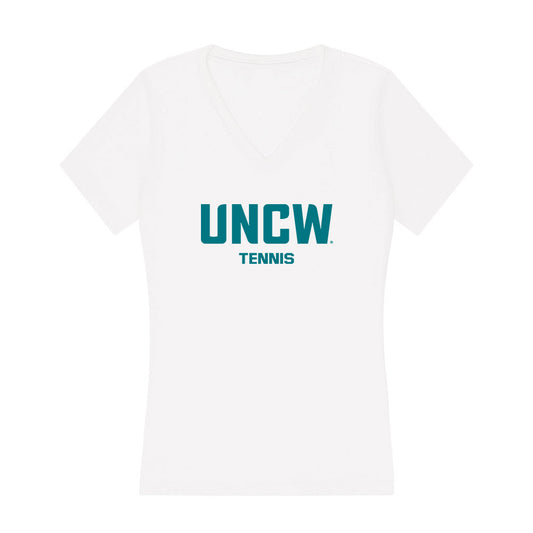 UNC Wilmington - NCAA Men's Tennis : Augie Ballantine - Classic Shersey Women's V-Neck T-Shirt-0
