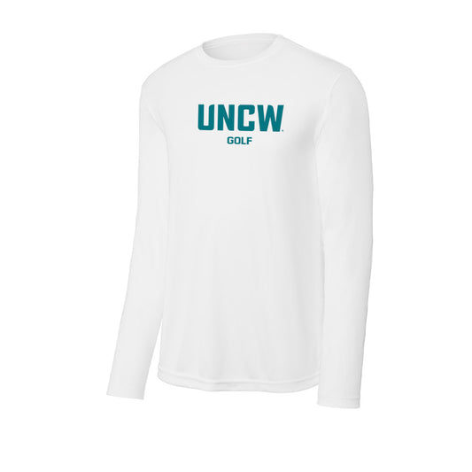 UNC Wilmington - NCAA Women's Golf : Valencia Chang - Classic Shersey Activewear Long Sleeve T-Shirt-0
