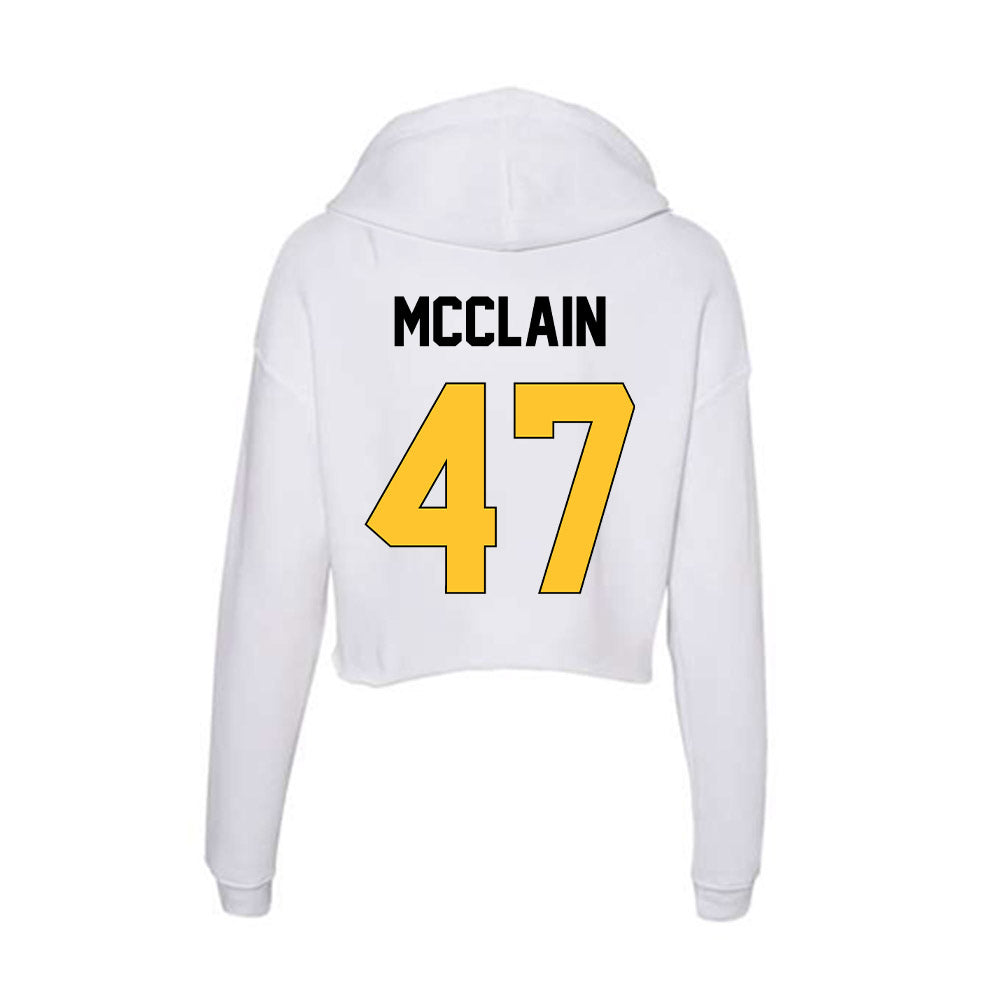Southern Miss - NCAA Football : Cannon McClain - Women's Crop Fleece Hooded Sweatshirt-1