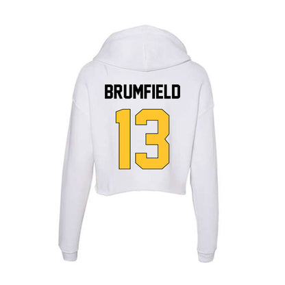 Southern Miss - NCAA Men's Basketball : Dylan Brumfield - Women's Crop Fleece Hoodie-1