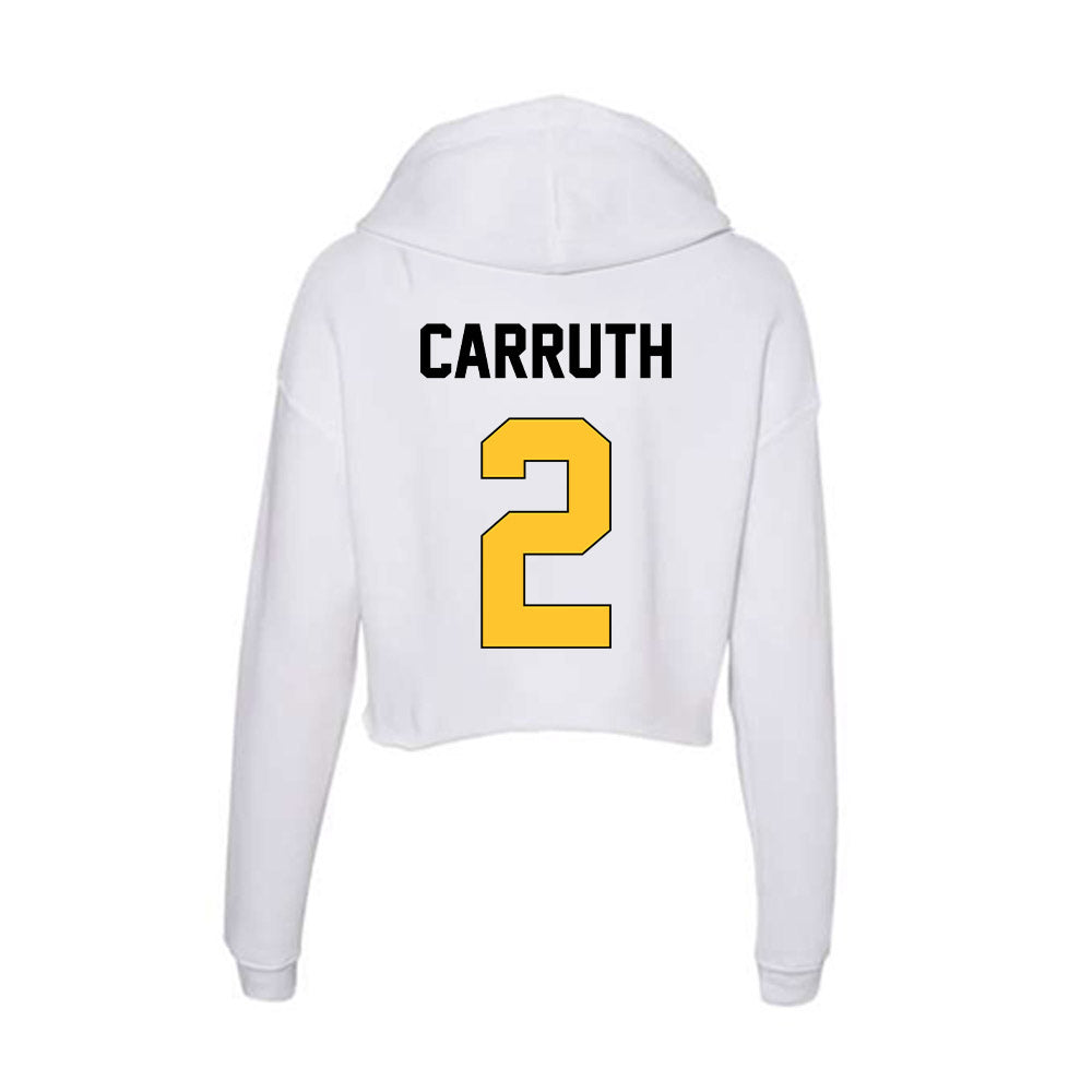Southern Miss - NCAA Men's Basketball : Brewer Carruth - Women's Crop Fleece Hoodie-1