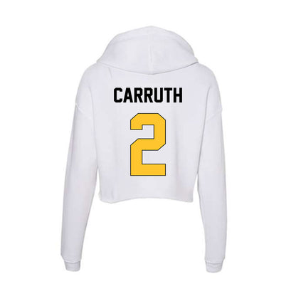 Southern Miss - NCAA Men's Basketball : Brewer Carruth - Women's Crop Fleece Hoodie-1
