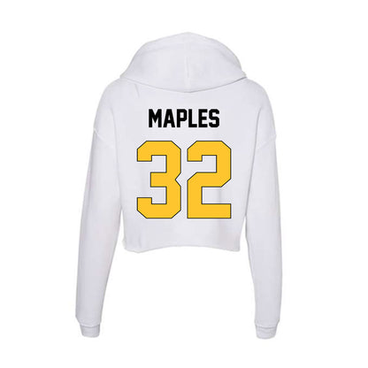 Southern Miss - NCAA Football : Hayes Maples - Women's Crop Fleece Hoodie-1