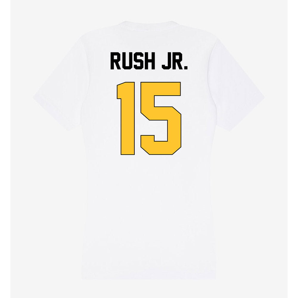 Southern Miss - NCAA Football : Jeffery Rush Jr. - Women's V-Neck T-Shirt-1