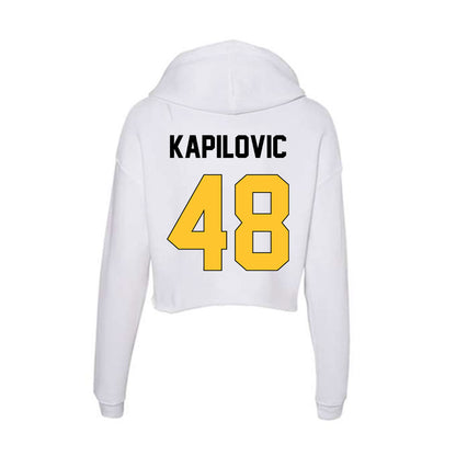 Southern Miss - NCAA Football : Colin Kapilovic - Women's Crop Fleece Hoodie-1