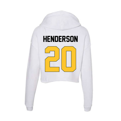 Southern Miss - NCAA Football : Robert Henderson - Women's Crop Fleece Hoodie-1