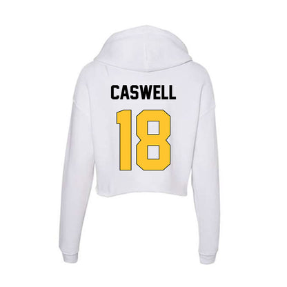 Southern Miss - NCAA Football : MaLik Caswell - Women's Crop Fleece Hoodie-1