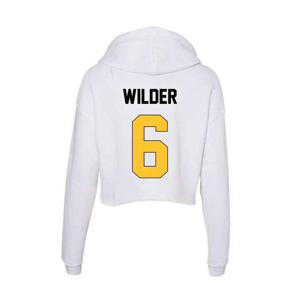 Southern Miss - NCAA Football : Jamarice Wilder - Women's Crop Fleece Hoodie-1