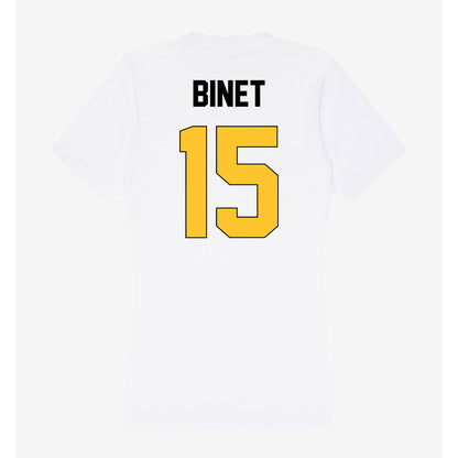 Southern Miss - NCAA Men's Basketball : Djahi Binet - Women's V-Neck T-Shirt-1