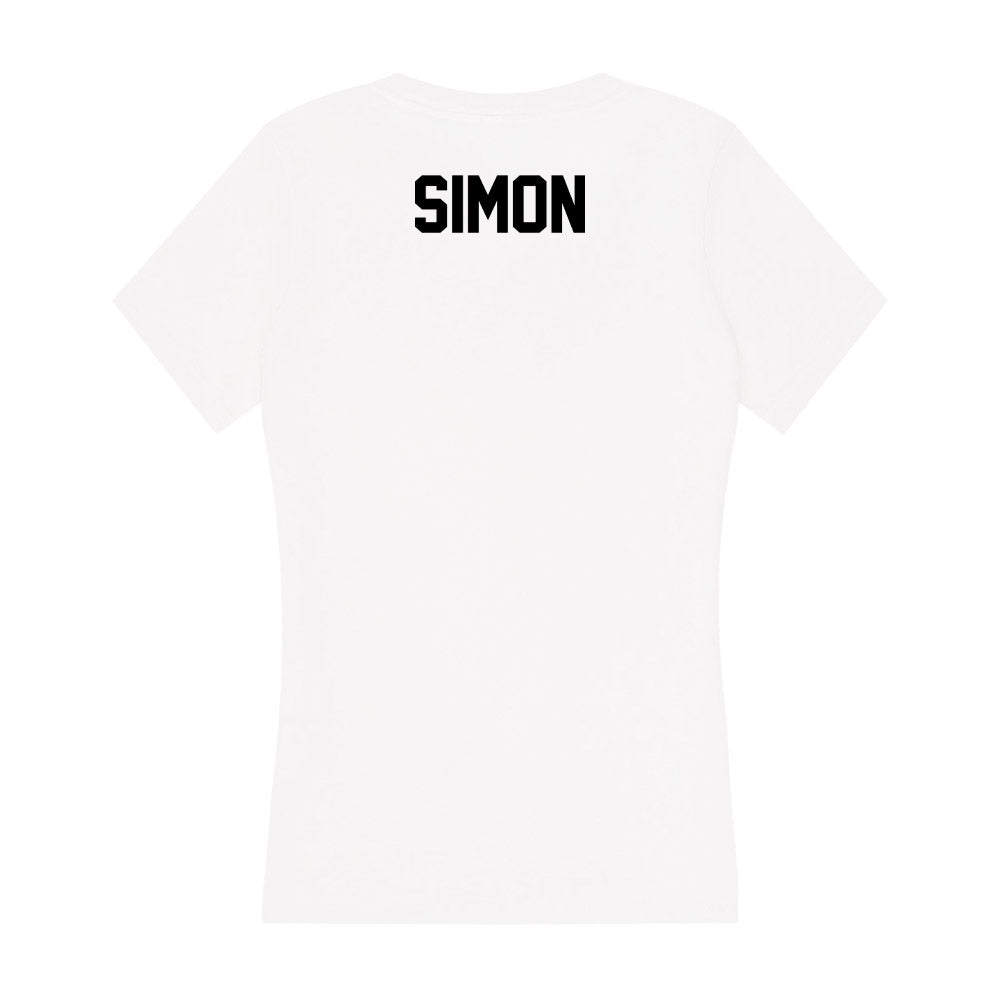 Southern Miss - NCAA Men's Track & Field : Triston Simon - Women's V-Neck T-Shirt-1