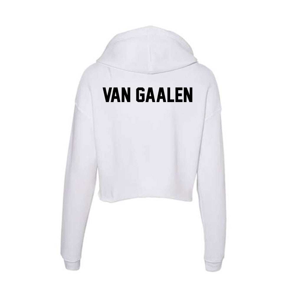 Southern Miss - NCAA Women's Golf : Savannah Van Gaalen - Women's Crop Fleece Hoodie-1